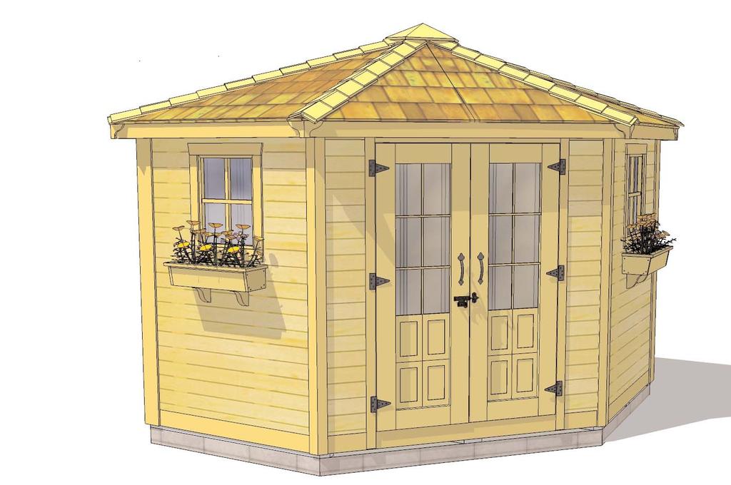 Congratulations on assembling your Penthouse Garden Shed! We hope the experience has been both positive and rewarding.