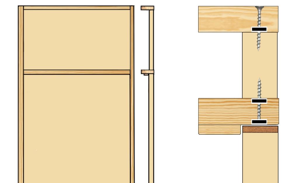 Page 5 of 31 5 Leaf Size Adjustment Door leaves to this design may be altered as follows: 6 6.