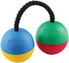 These shakers come in a set of two with different sounding fillings and a durable plastic shell.