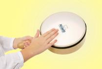 NINO28) NINO28 HAND DRUMS WITH HANDLE These NINO Hand Drums come with a synthetic head and feature an ergonomically