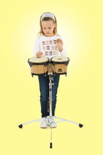 NINO3NT-BK WOOD BONGOS The NINO Wood Bongo is an affordable yet high quality instrument with great versatility in sound. Children love the coloured Harlekin design!