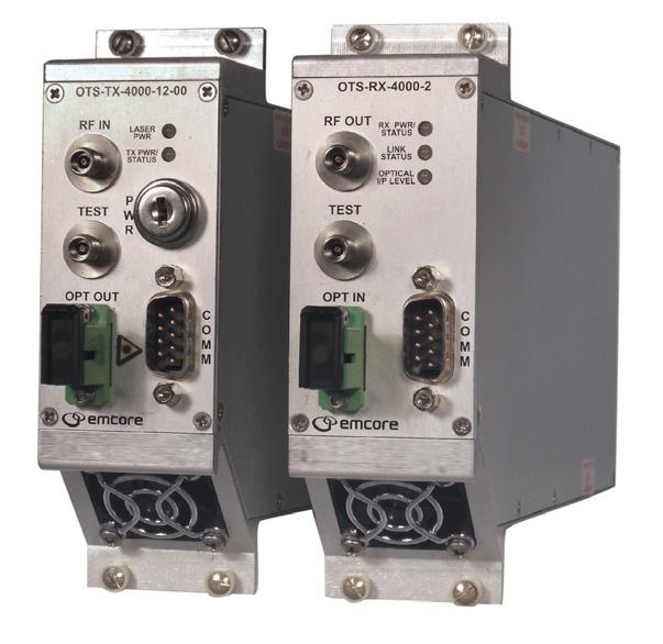 Optiva OTS2 KaBand The Optiva OTS2 KaBand transmitter and receiver are ideal to construct downlink 18.300 to 21.200 Hz and uplink 28.350 to 31.