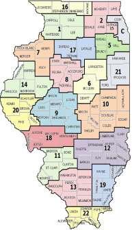 ILLINOIS STATE POLICE DISTRICTS There are 21 State Police districts in Illinois, including the Illinois State Toll Highway Authority. Each ISP District operates from a district headquarters.