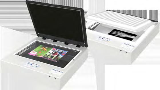 The WideTEK 25-600 scans the full bed (DINA2+, 18,5x25 ) at 300dpi color in less than three seconds two times faster than the closest competition.