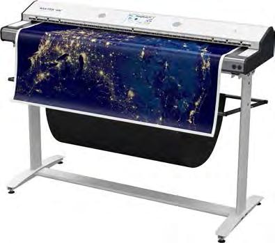 The WideTEK 48C is the fastest 48 inch CIS scanner on the market, running at 10 inches per second at 300 dpi in color, 2.5 inches per second at 600 dpi in color and 1.
