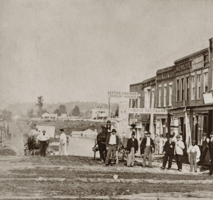 Following the 1869 opening of the Hannibal Bridge, Kansas City established itself as an important regional distribution center.