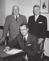Commerce s leadership team in the mid-1950s included James Kemper, Jr., seated; Arthur Eisenhower, left; and Joseph Williams, Sr.