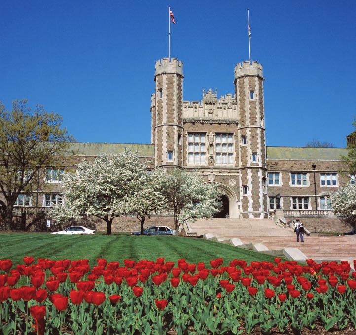 Brookings Hall is the administrative nerve center of Washington University, where Commerce Chairman and CEO David Kemper has served as a trustee and board member for two decades.