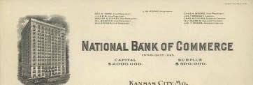 National Bank of Commerce. 1893 National bank panic.