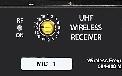 Wireless Channel Selector Model SW222A / SW223A / SW224A 11. - stream music from any Bluetooth wireless device. 10. Wireless Mic Jack - 3.5mm for optional wireless receiver 9. Auxiliary Line In - 3.