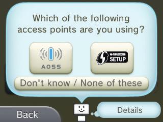 4 Choose an access point 1 Note: For a list of compatible access points, visit support.nintendo.