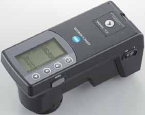 The CL-500A conforms to DIN 5032 Part 7 Class B and JIS C 1609-1:2006 General Class AA, making it the first compact, lightweight, handheld illuminance spectrophotometer to conform to both DIN and JIS