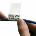 Wire and Cable Marking Self-Laminating s (continued) B-427 Vinyl: resistant to water, oil, solvents and abrasion.