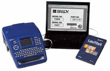Software Easy way to create labels on your PC with Mark ling Software Brady s Mark software lets you easily create labels for Asset ID, Component Marking, Telecom/ Datacom ling, Wire Markers and more.