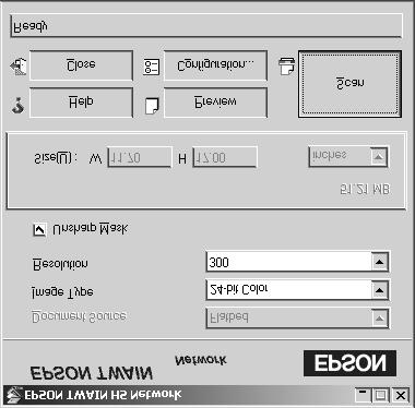 If you need to start EPSON Scan Server manually, click Start, Programs, EPSON Scan Server, and then select EPSON Scan Server. You can quit EPSON Scan Server at any time.