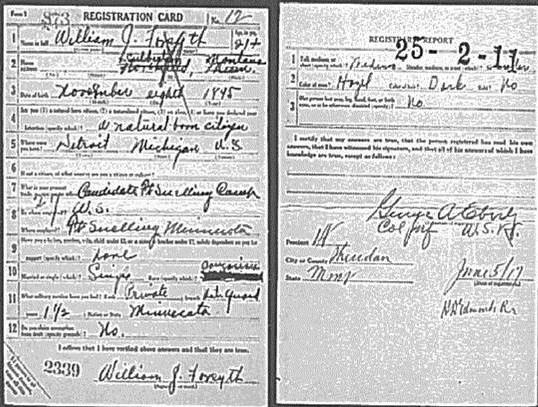Registration Cards with images, Civil