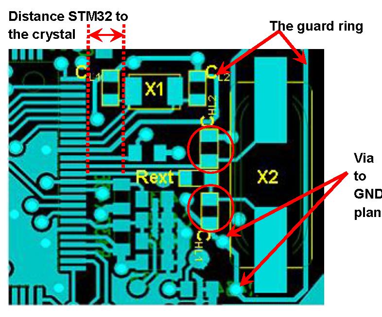 Tips for improving oscillator stability AN2867 The PCB design has