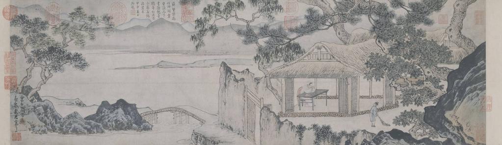 Zhou Chen (about 1450 1535), Dwelling by the Stream in Spring, 1475, Ink and