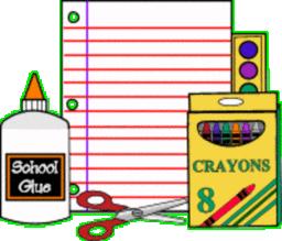 6 th Grade Supply List 2016 2017 General Supplies $7 for school lock (NO other locks may be used) & locker shelves #2 pencils Black or blue ink pens (ballpoint) Red pen or red thin marker for