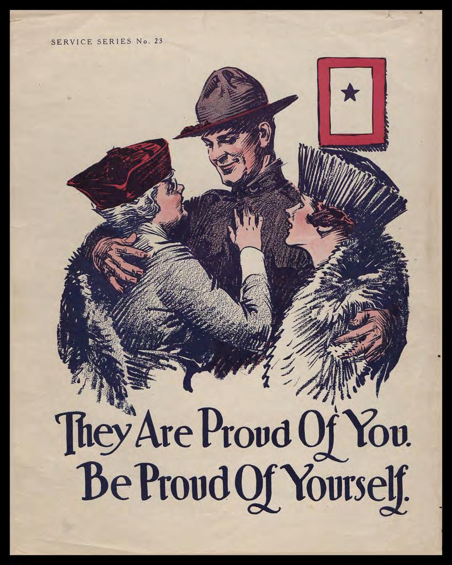 They Are Proud of You. United States. Morale Branch, Army General Staff. 1919.