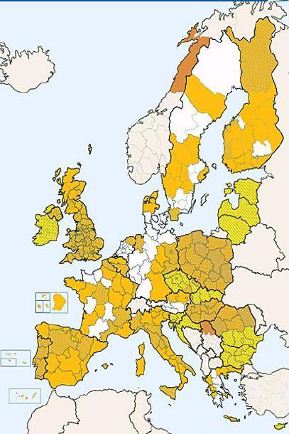 Commission support for RIS3: 153 EU regions (from 19MS) + 16 countries at