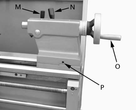 10.0 Operation Figure 9-4 10.1 Break-in procedure During manufacturing and testing, this lathe has been operated in the low RPM range for three hours.