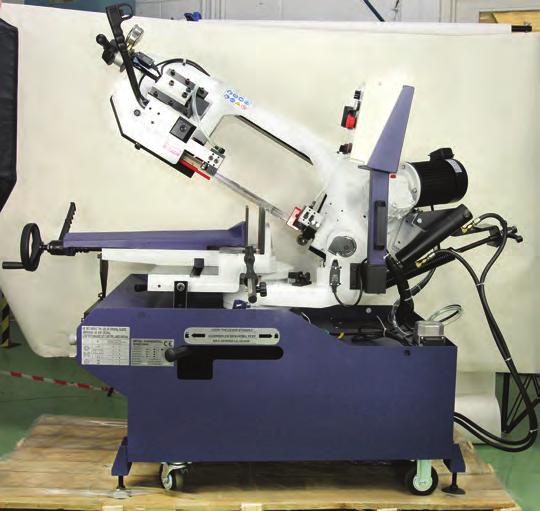 parallel ball bearing and carbide blade guides Flood coolant system Quick acting vise Auto shut off at end of the cut 9683314 9" x 16" Horizontal Band Saw $5,490.00 $3,225.