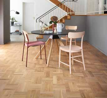 Conditions Gluing to the subfloor reduces the movement of the wood floor, and is recommended for laying patterns, covering large areas, etc.