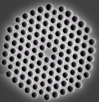 Photonic Crystal Fiber (PCF) Microstructured fiber