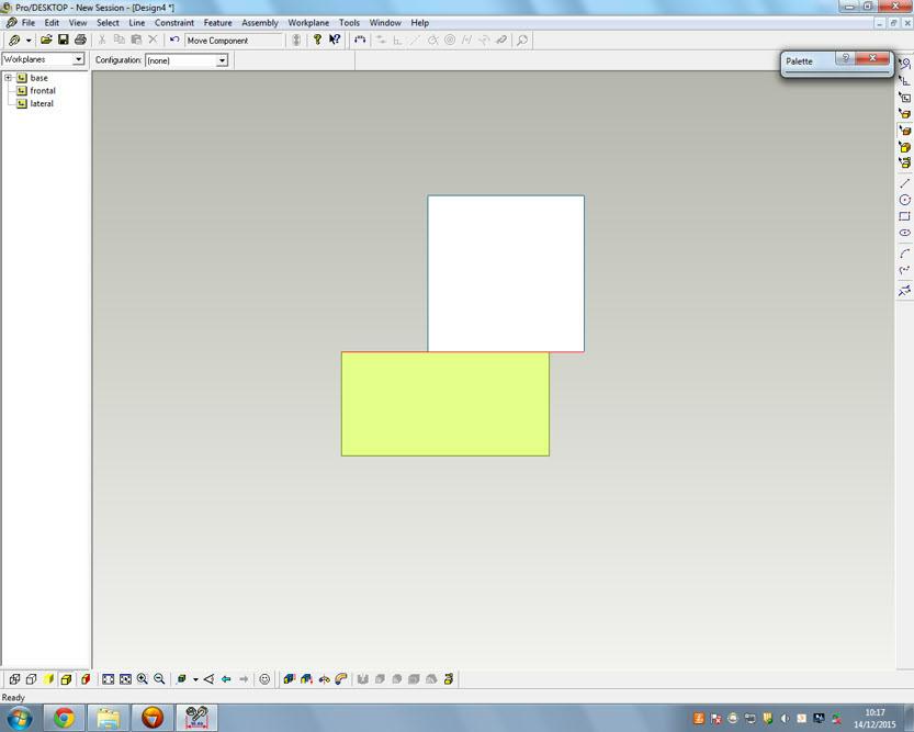 After selecting Align as a constraint they are now on the same level as shown in the picture to the right.