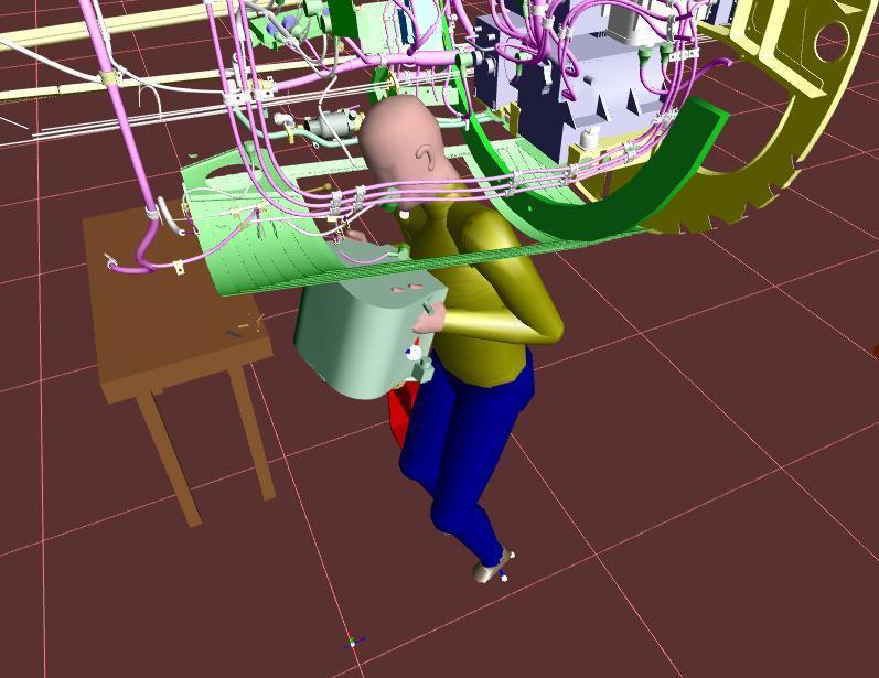 maintenance processes using Virtual Reality and