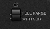 EQ Selector Switches F1 Model 812 EQ EQ applied to INPUT