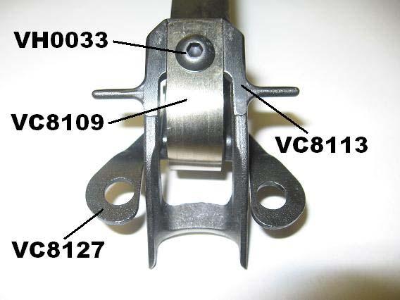 10. Place o-ring VH0496 into o-ring groove of housing. 11. Place end plate on rear of tool, properly aligned to housing and secure with (2) screws VH0491, leaving mounting area for feeder guide open.