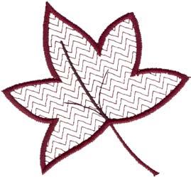 z 80009-08 Small Green Leaf Appliqué (Compatible with AccuQuilt GO!