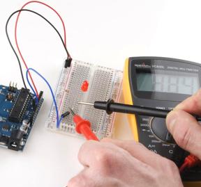 Using a Multimeter // Measuring Current Ok, we re done with simple. Measuring current is a little more complicated than measuring voltage or resistance.