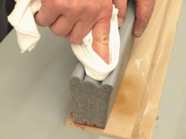 IMPORTANT: While one or more workers are applying epoxy to the joint faces, others must prepare the DFR-FP foam assemblies.