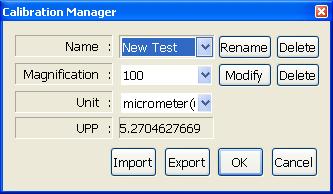 CALIBRATION MANAGER Use Calibration Manager to manage measure in