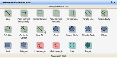 Measurement Tools THE BASIC STEPS INVOLVED IN TAKING MANUAL MEASUREMENTS i. Select a measurement tool to obtain your measurement. ii. Perform actual measurements with the selected tools. iii.