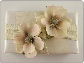 9. Using the Scotch Quick Drying Tacky Glue, apply glue to the bottom of a flower and attach to the