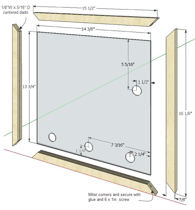 DOOR Ultimate Router Table Plans Material: hardwood frame 7/8 x 3/4.
