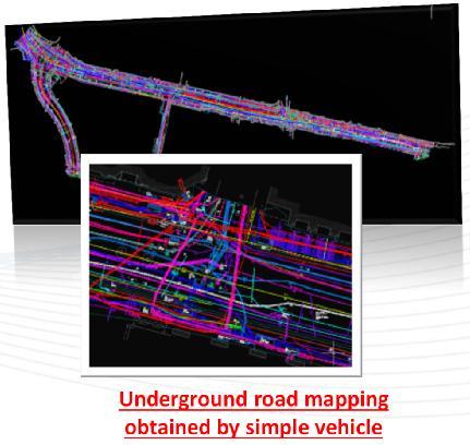 extensive road utility mapping Underground road mapping obtained