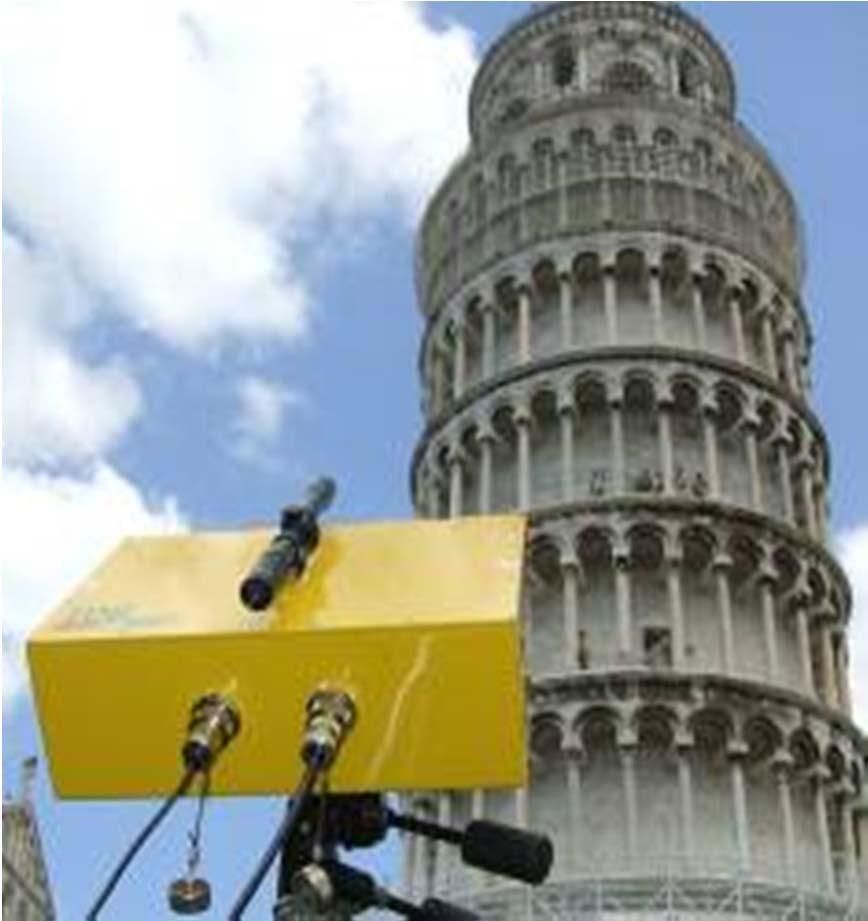 IBIS FS Interferometry system for displacement monitoring of historical structures Remote static and dynamic monitoring of structures.