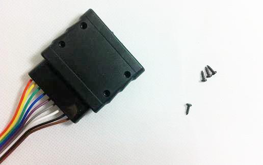 c) Attach the signal receiver to the upper body panel using four M2*10