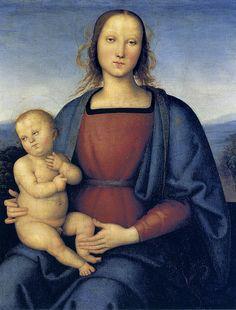 On the other hand, Raphael s composition seemed more flat with strongly outlined figures and visibly harder brush strokes.