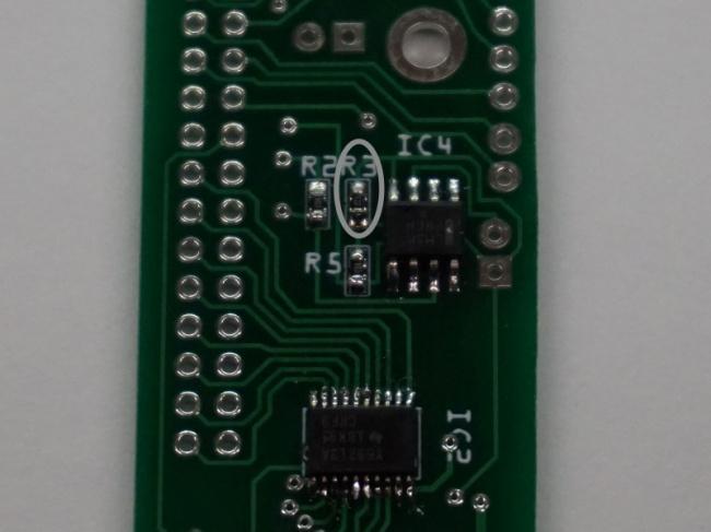 11: Solder the 1.2k resistor (R3) on the back side of the primitive side.