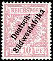 5 and 6 were prepared for issue but Confederation. In 1870 it became part were not sent to the Colony. of the German Empire. 1868 26 1kr green 3.
