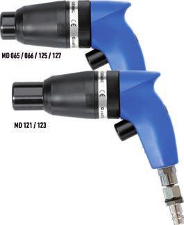 compressed air pneumatic tools chisel haers Mannesmann Demag pneumatic chisel haers y chisel haers made in Germany y ergonomic design of handle for non-exhausting work comfort y sensitive start-up