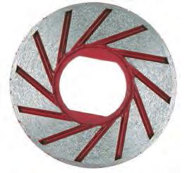 diamond tools grinding with angle grinders 01 DIAREX grinding wheel Tornado for concrete, artificial stone, sandstone y for effective grinding in concrete and hard, less abrasive sandstone y rigid