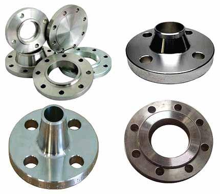 For low-pressure piping we offer threaded Stainless Steel Flanges that attach without welding.