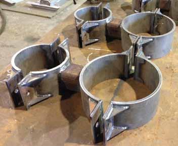 U BOLTS AND PIPE CLAMPS: All types of U bolts as per standard or special sizes are available.